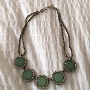 BANANA REPUBLIC GREEN Rhinestone necklace